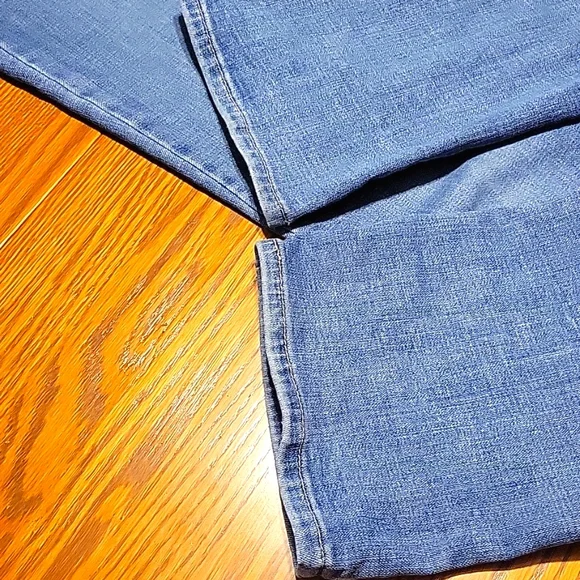 Levi's 505 Straight Womens Blue Denim Jeans - Picture 5 of 6